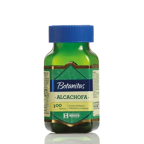 Alcachofa 500 Mg Frasco X 100 Tabletas Medick
