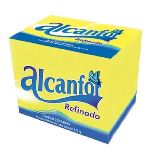 Alcanfor Refinado Caja X 60 Tabletas Cofarma