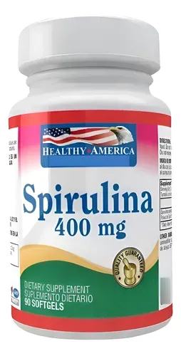 Spirulina 400 Mg 90 Cápsulas Blandas Healthy
