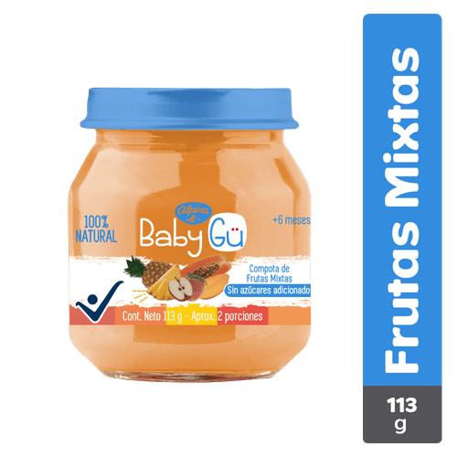 Compota Alpina Natural Frutas Mixtas Frasco X 113 Gr Alpina