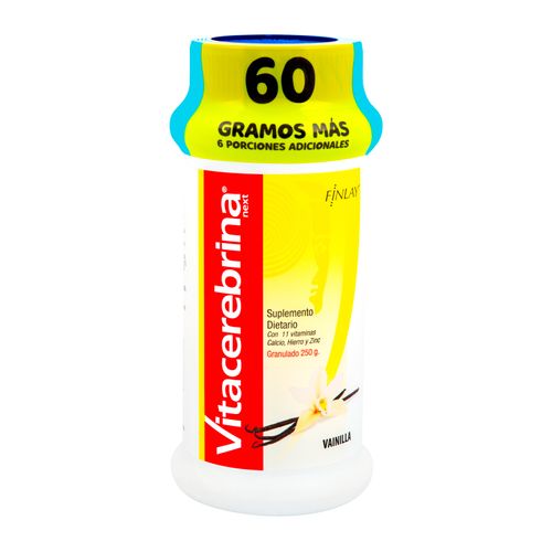Vitacerebr Gran Vainilla Extra Frasco X Pead 250Gr + 60Gr Finlay