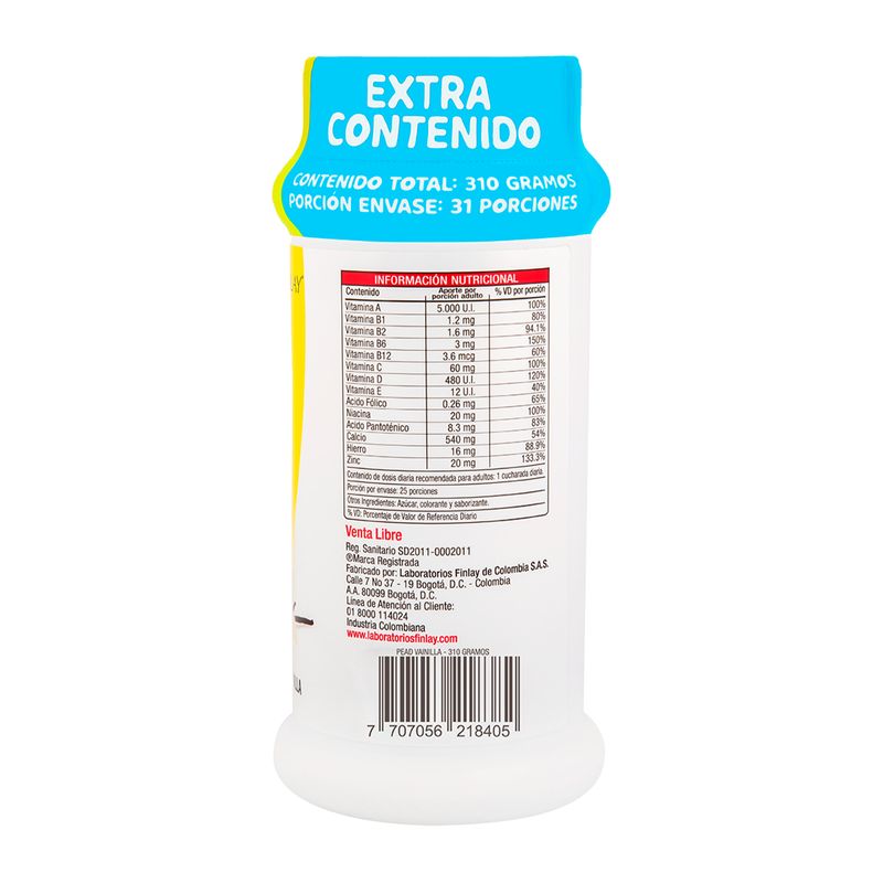 Vitacerebrina Vainilla Extra 250 Gr + 60 Gr