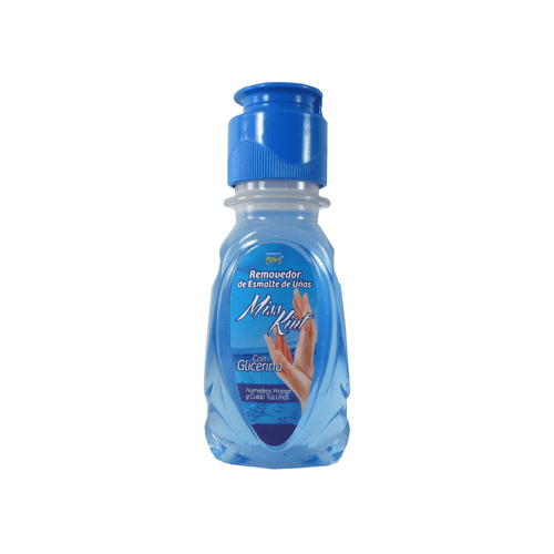 Removedor de Esmalte Miss Kiut Glic Azul Frasco 60 ml