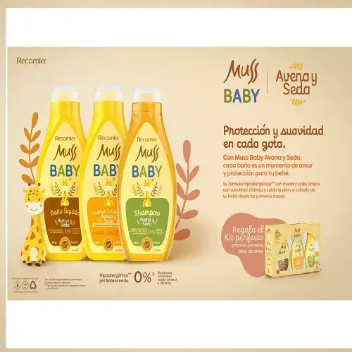 Estuche Baby Shower Muss Original 120 ml