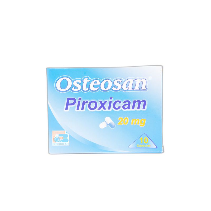 Osteosan Piroxicam 20 mg 10 Cápsulas Oral