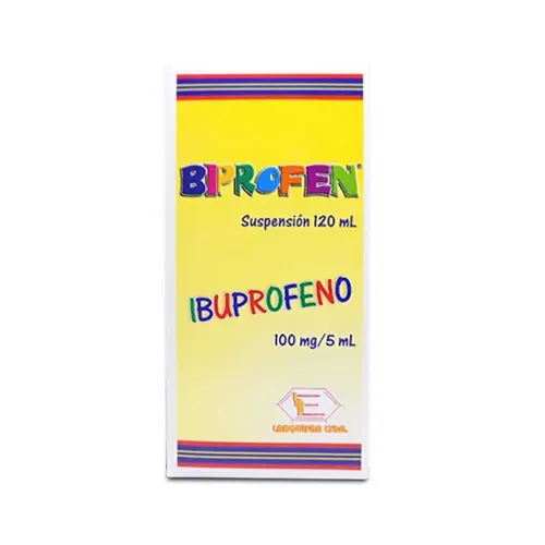 Buprofen Ibuprofeno 100 Mg/5 Ml Frasco X 120 Ml Suspensión Labquifar