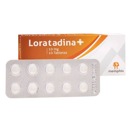 Loratadina 10 Mg 10 Tabletas Memp