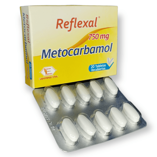 Reflexal Metocarbamol 750 Mg Caja X 20 Tabletas Labquifar