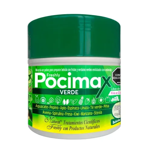 Pocimax Verde Bebida Detox 200 Gr Natural Freshly