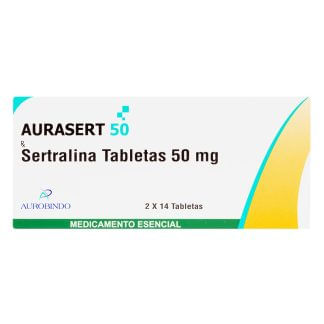 Aurasert Sertralina 50 Mg Caja X 28 Tabletas Novamed