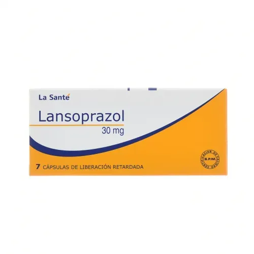 Lansoprazol 30 Mg Caja X 7 Cápsulas La Santé
