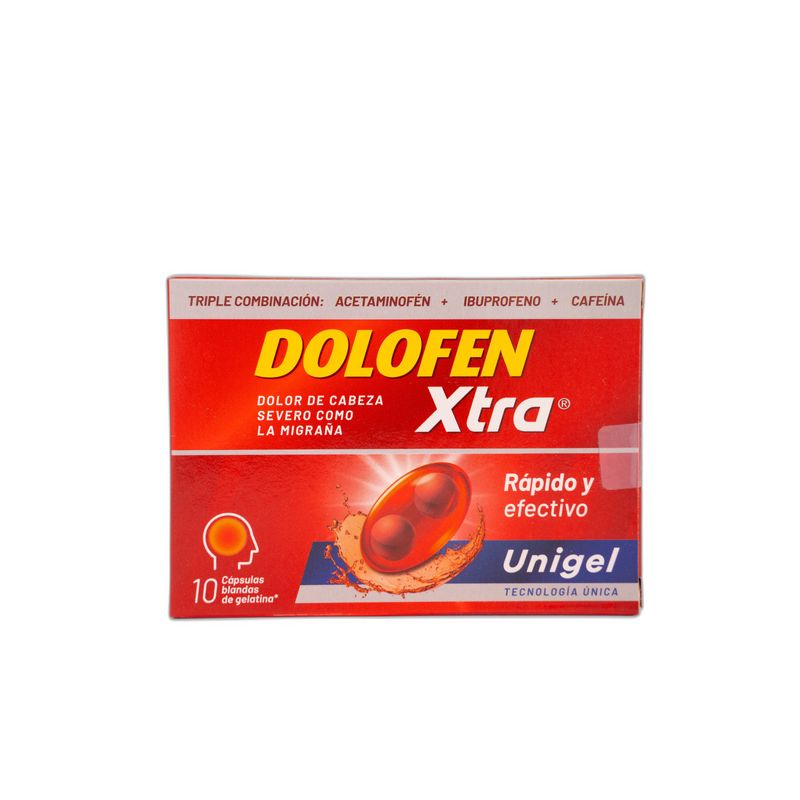 Dolofen Xtra Unigel Caja X 10 Unidades Procaps
