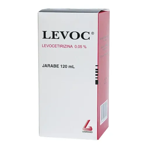 Levoc Jarbe Levocetirizina Diclorhidrato 2.5 Mg/5 Ml Frasco X 120 Ml Legran