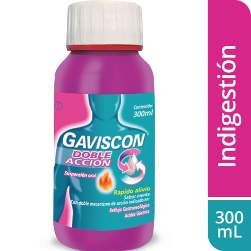 Gaviscon Doble Acción Frasco X 300 Ml Suspensión Oral Health