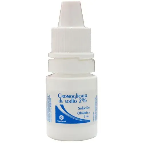 Cromoglicato Sódico Solución Oftálmica 2 % Frasco 5Ml Expofarma