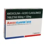 Amoxclaver amoxicilina 500 mg caja 7 tabletas
