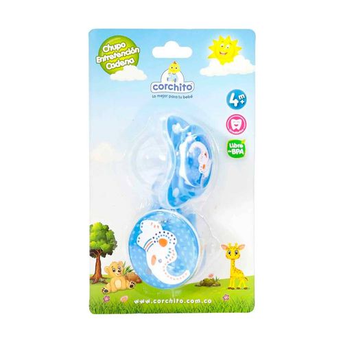 Chupo Corchito Con Cadena Andina