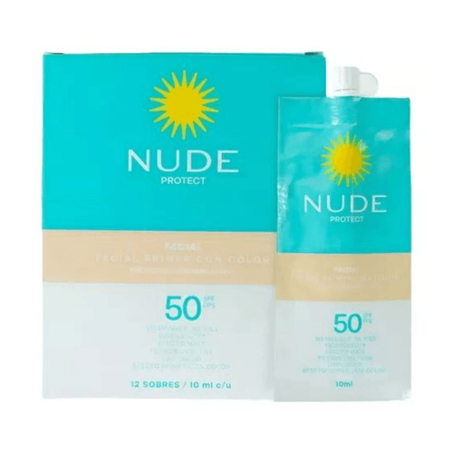 Nude Protector Factor Color Spf50 10Ml X 12 Unidades Prebel