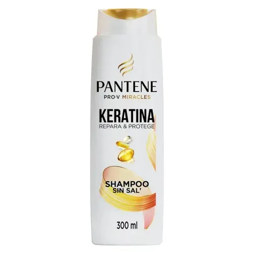 Shampoo Pantene Keratina Sin Sal X300Ml
