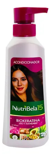 Acondicionador Nutribela Biokeratina Frasco X 370 Ml