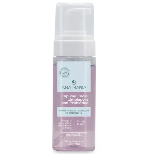 Espuma Facial Limpiadora Ana María Con Prebiótico 180 Ml