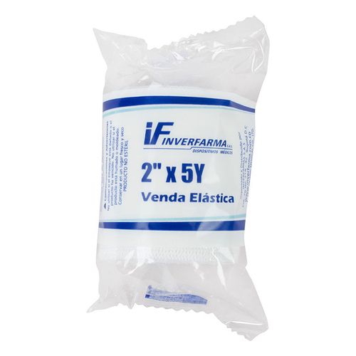 Venda Elástica Blanca 2X5 Yardas Inverfarma