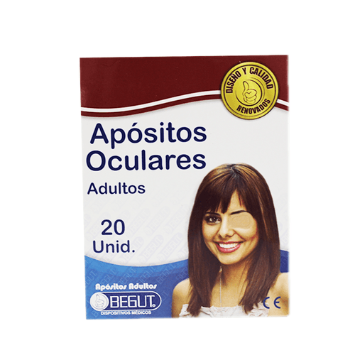 Aposito Ocular Adulto Caja X 20 Unidades Begut