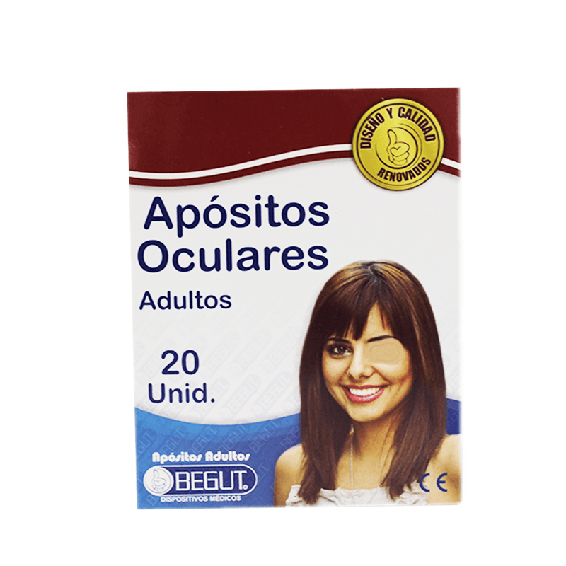 Aposito Ocular Adulto Caja X 20 Unidades Begut
