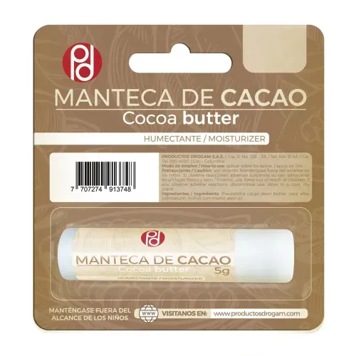 Manteca de Cacao Labial Blíster 5 g Drogam
