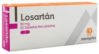 Losartan 50 Mg Caja X  30 Tabletas Memp