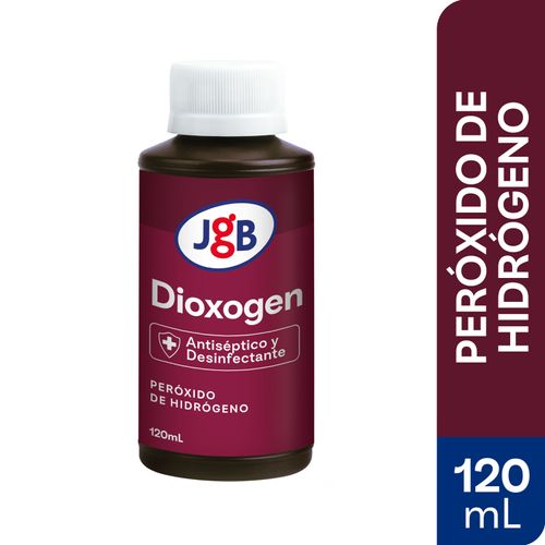 Dioxogen Líquido Frasco X 120 Ml Solución Tópica Jgb