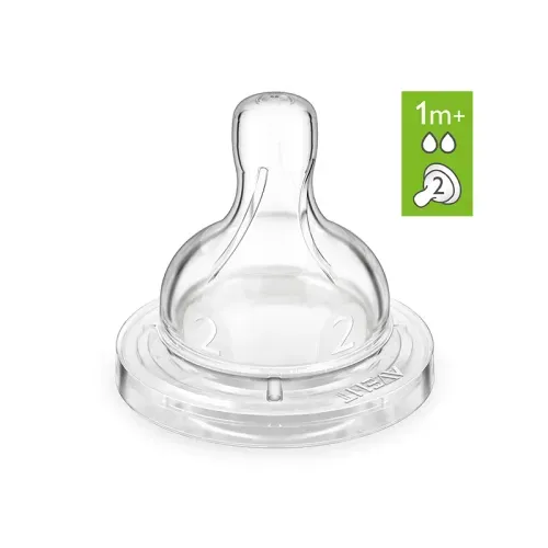 Tetina Anti Cólico Flujo Lento 2 Orificios Avent