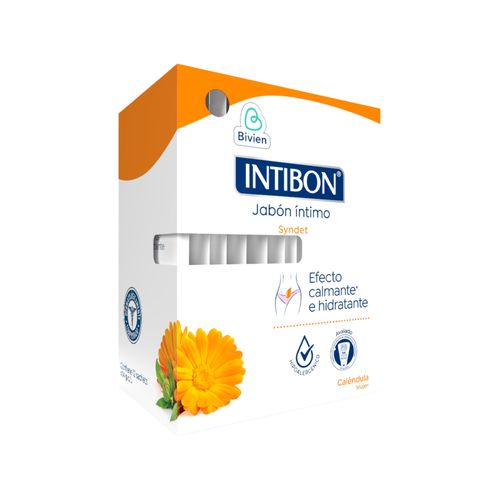 Jabón Íntimo Intibon Mujer Caléndula Caja X 12 Sobres 14 Ml. Belleza Express