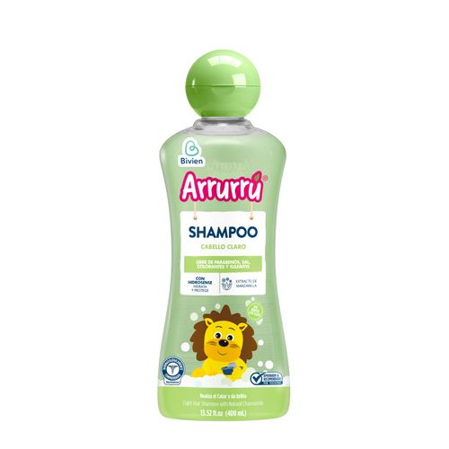 Shampoo Arrurrú Cabello Claro 400 Ml Belleza Express