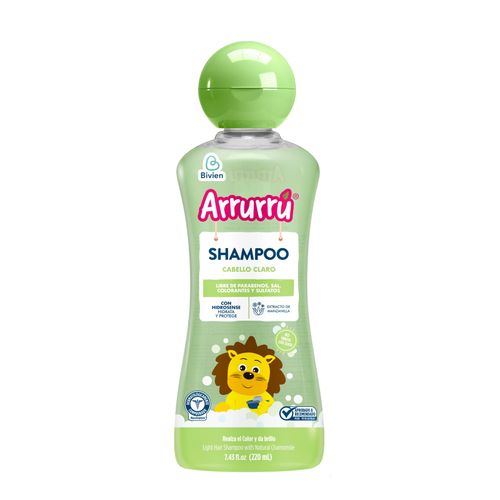 Shampoo Arrurrú Cabello Claro 220 Ml Belleza Express