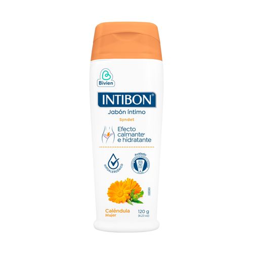 Jabón Íntimo Intibon Mujer Caléndula Frasco X 120 Gr Belleza Express