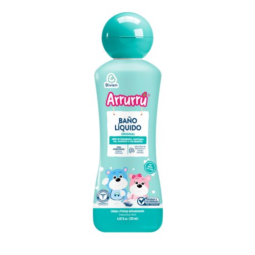 Baño Líquido Arrurrú Original Frasco X 120 Ml Belleza Express