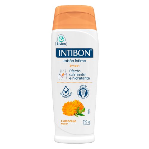 Jabón Íntimo Intibon Mujer Caléndula Frasco X 210 Gr Belleza Express