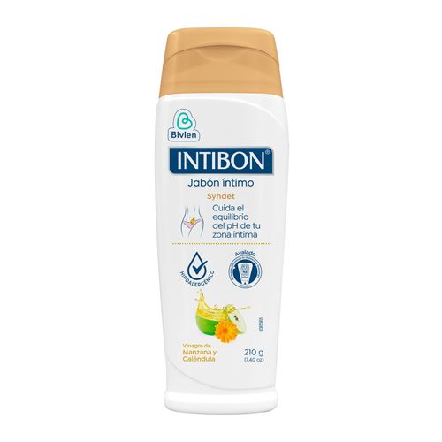 Jabón Íntimo Intibon Vinagre Manzana Caléndula 210 Belleza Express