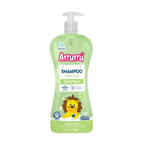 Shampoo Arrurrú Cabello Claro 750 Ml Belleza Express