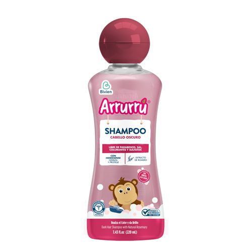 Shampoo Arrurrú Cabello Oscuro 220 Ml Belleza Express