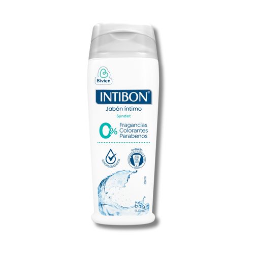 Jabón Íntimo Intibon Cero Frasco X 120 Gr Belleza Express