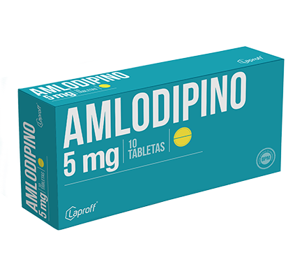 Amlodipino 5 Mg Caja X 10 Tabletas Laproff