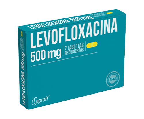 Levofloxacina 500 Mg Caja X 7 Tabletas Laproff
