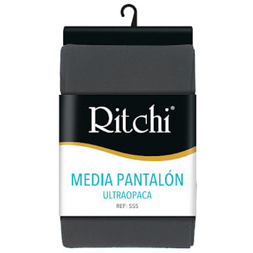 Media Pantalón Opaca 555 Negro Talla X Ritchi