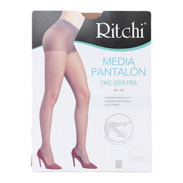 Media Pantalón Chic Seda Natural Talla L Ritchi
