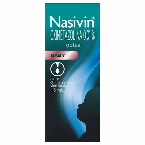 Nasivin Baby Solución Oral Oximetazolina 0.1 Mg Gotas Frasco X 15 Ml Procter