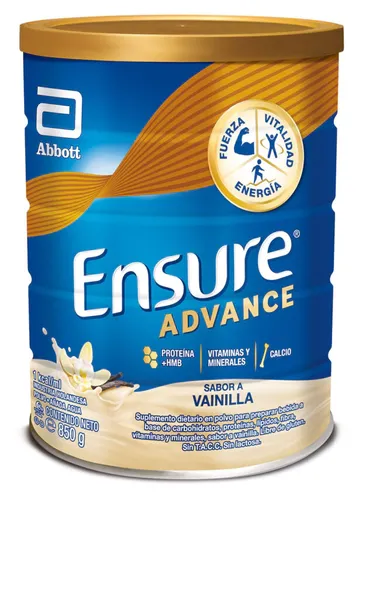 Ensure Advance Vainilla Lata X 850 Gr Polvo Abbott