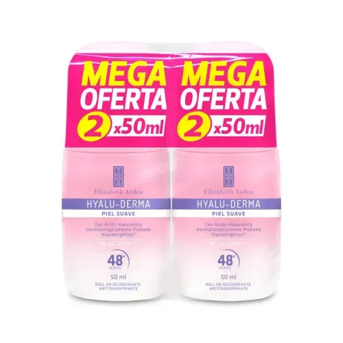 Desodorante Elizabeth Arden Hyalu-Derma Promoción 2 Roll On x 50 ml