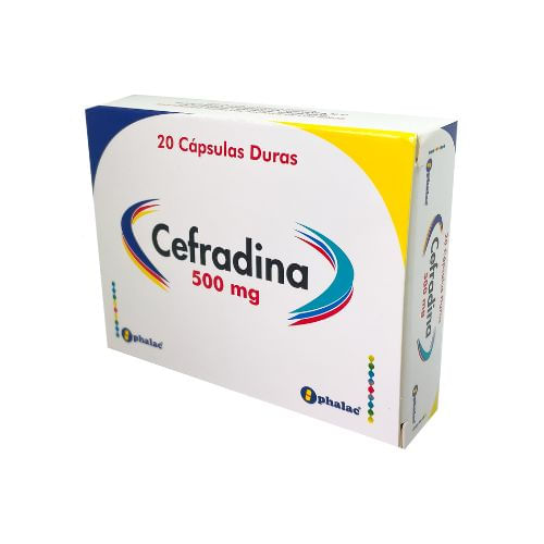 Cefradina 500 mg Caja x 100 Cápsulas OPHA